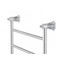 Lillian Heated Towel Rail, 600 x 1208mm, Chrome 9 Bars
